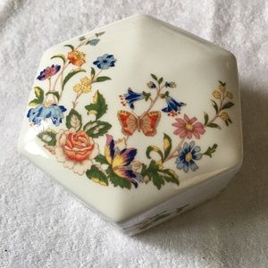 Aynsley England flowers jewelry box